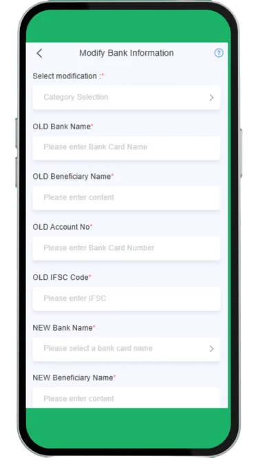 Fill details for post login issue
